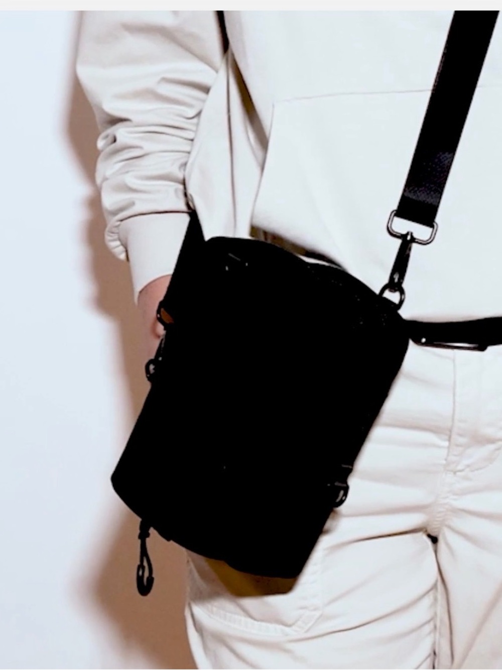 NWT The Loungist The Coffee Run Black Crossbody Bag Red Dot Winner 2025 SOLD OUT